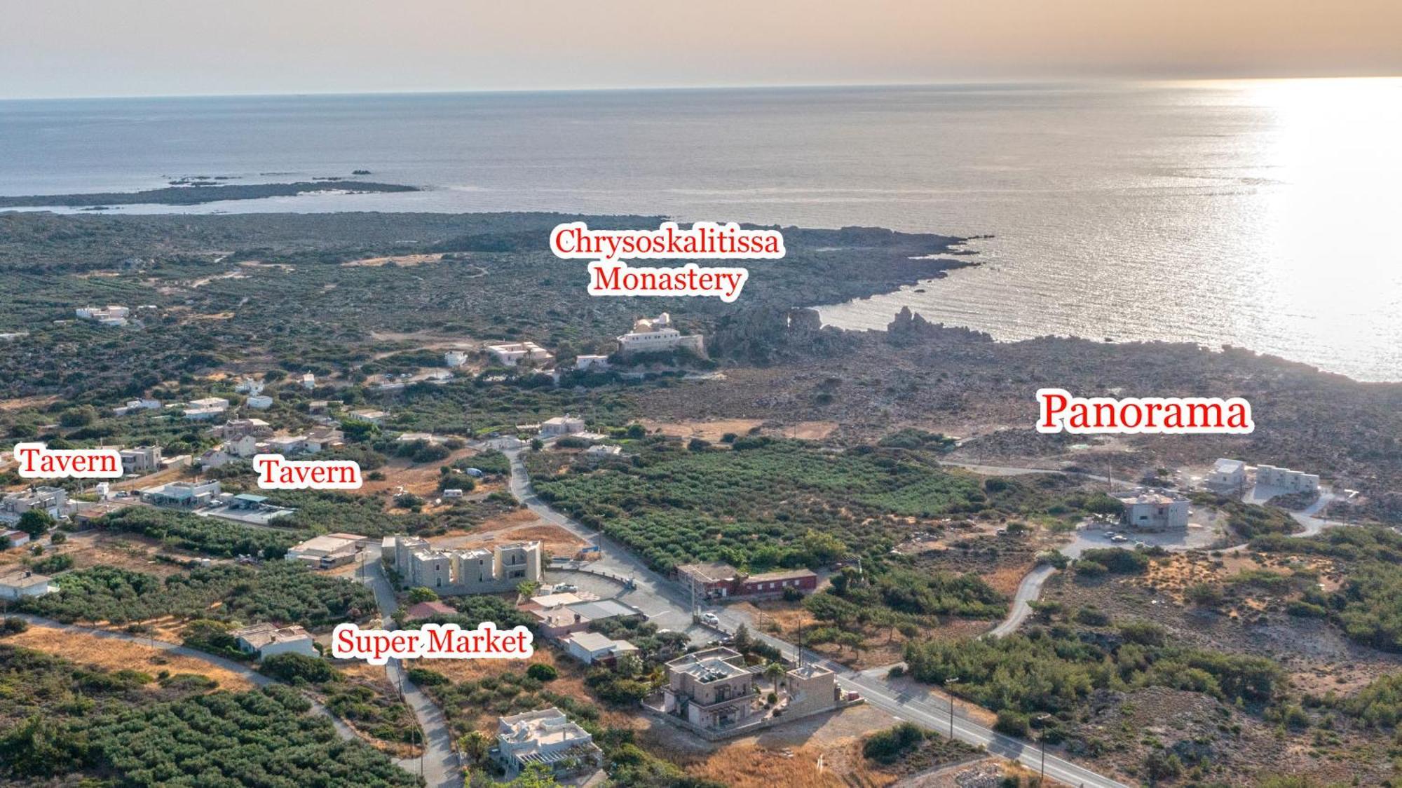 Panorama Apartment Elafonisi Bagian luar foto